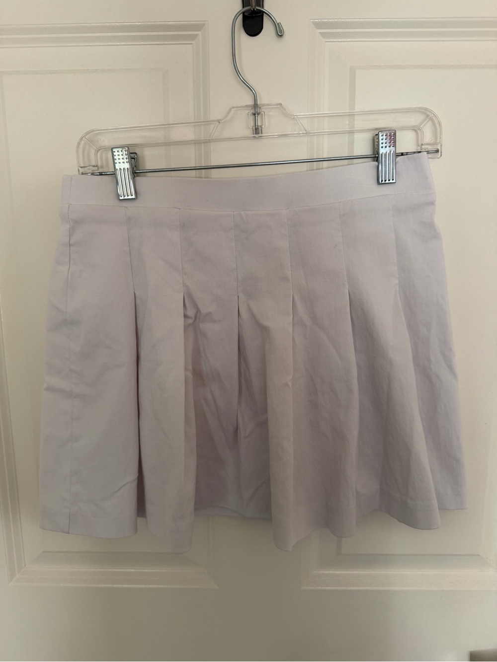 White Pleated Mini Tennis Skirt